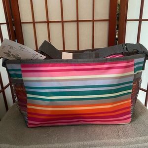 - Thirty-One Cargo Clip On Thermal Lollipop Stripe